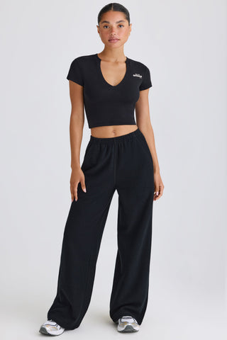 Casual Wide Leg Joggers