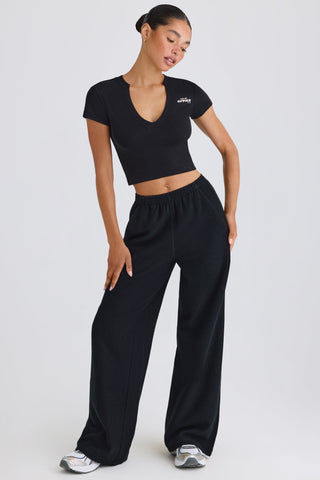 Casual Wide Leg Joggers