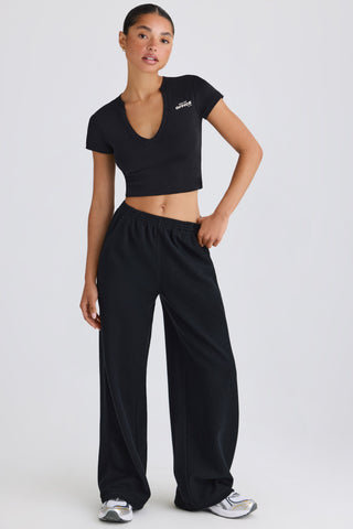 Casual Wide Leg Joggers