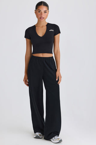 Casual Wide Leg Joggers