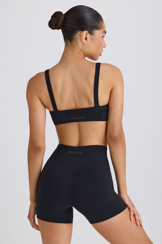 Crossover Waist Active Shorts