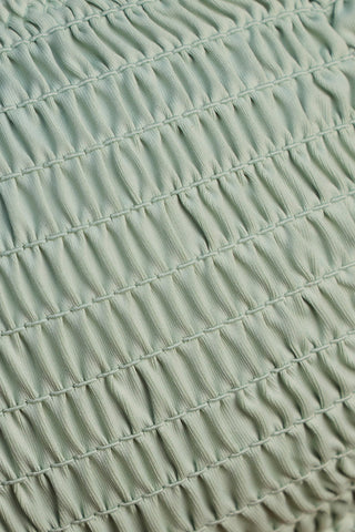 Crinkle Bandeau Triangle Bikini Top