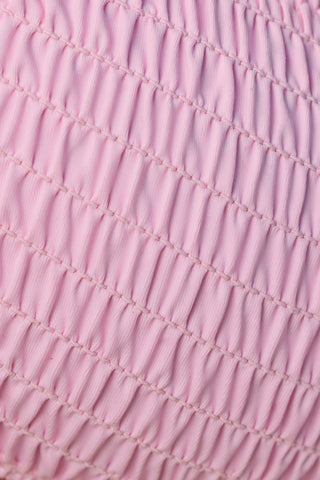 Crinkle Bandeau Triangle Bikini Top