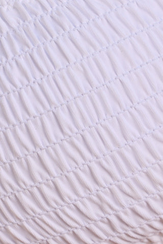 Crinkle Bandeau Triangle Bikini Top