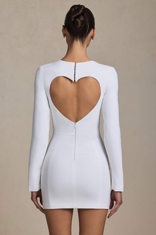 Heart Back Cut Out Bodycon Dress