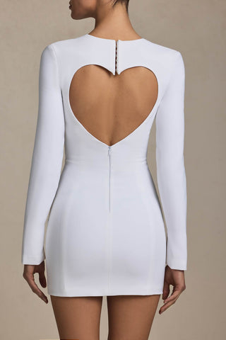 Heart Back Cut Out Bodycon Dress