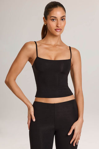 Scoop Neck Bodycon Tank Top
