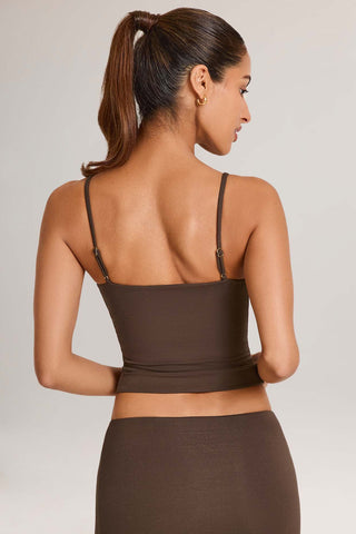 Scoop Neck Bodycon Tank Top