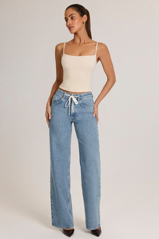 Scoop Neck Bodycon Tank Top