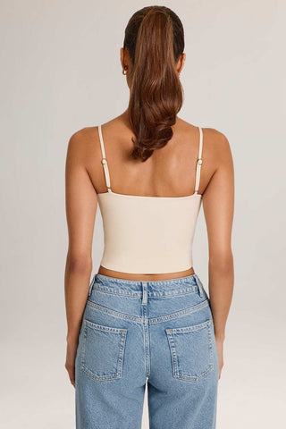 Scoop Neck Bodycon Tank Top