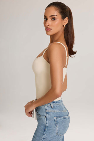 Scoop Neck Bodycon Tank Top