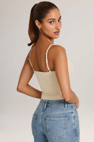 Scoop Neck Bodycon Tank Top