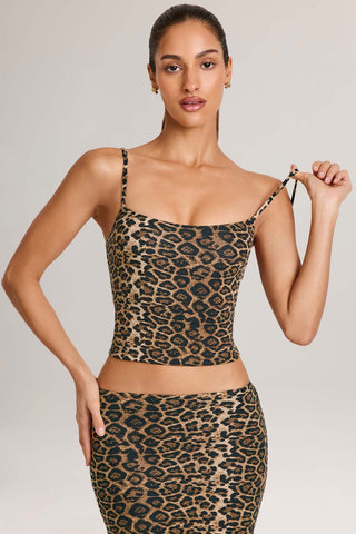 Scoop Neck Bodycon Tank Top