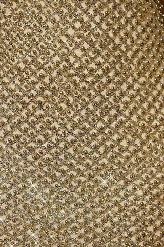 Sparkling Cowl Neck Mini Dress