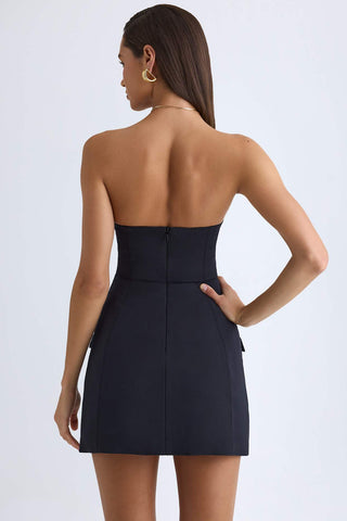 Strapless Tulip Mini Dress