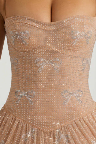 Embellished Skater Dress