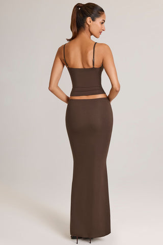 Flowy Fishtail Maxi Skirt