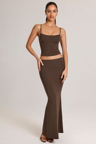 Flowy Fishtail Maxi Skirt