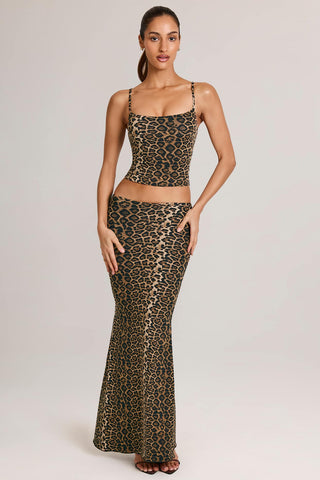 Flowing Fishtail Maxi Skirt