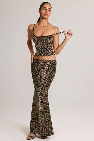 Flowing Fishtail Maxi Skirt