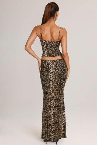 Flowing Fishtail Maxi Skirt