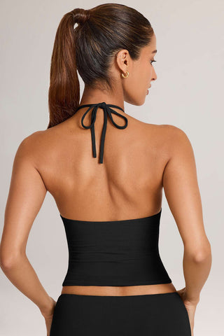 Halterneck Top Open Back