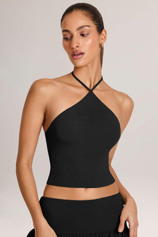 Halterneck Top Open Back