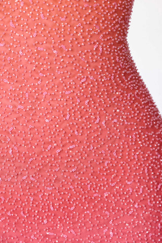 Embellished Strapless Mini Dress