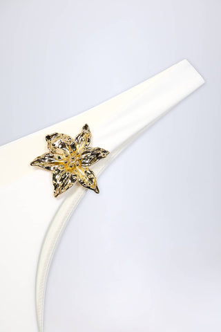 Floral Hardware Cheeky Bikini Bottoms