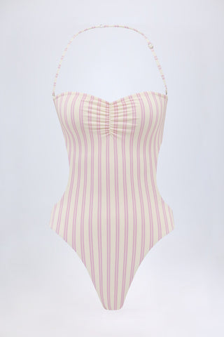 Cut Out Halterneck Swimsuit