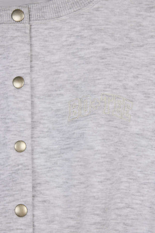 Cropped Grey Cardigan