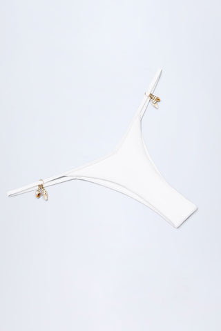 Tropical Beaded Thong Bikini Bottoms