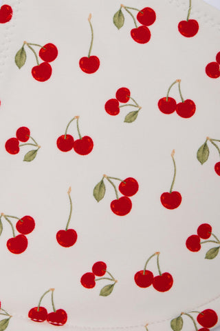 Cherry Charm Triangle Bikini Top