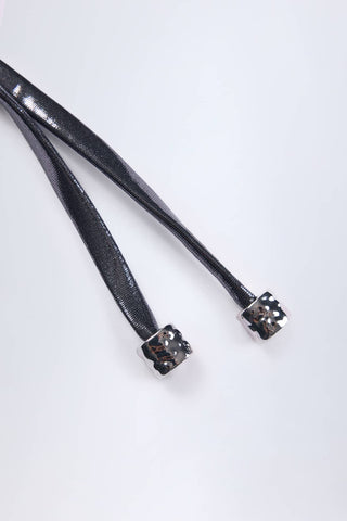 Metallic Triangle Bikini Top