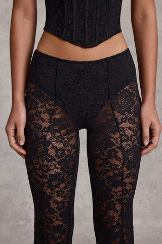 Lace Flared Trousers