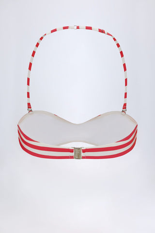 Striped Multiway Bikini Top