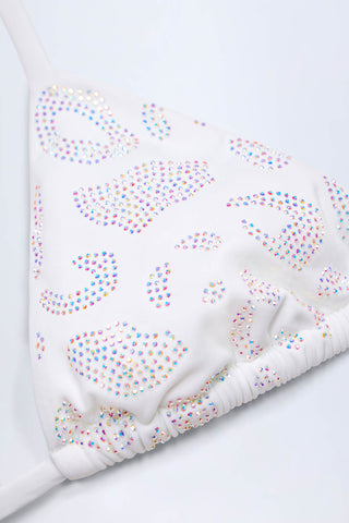 Sparkling Triangle Bikini Top