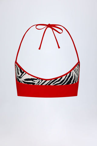 Reversible Halterneck Bikini Top