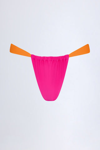 Cheeky Ruched Bikini Bottoms