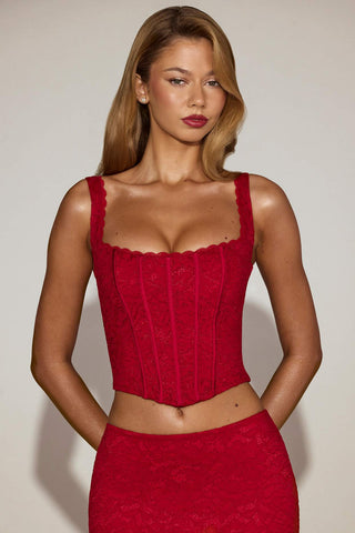 Lace Corset Top