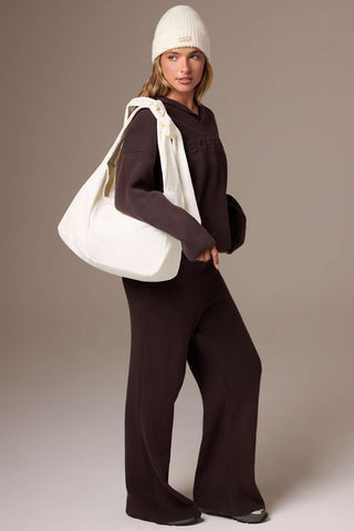 Corduroy Bow Tote Bag