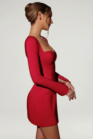 Sweetheart Neckline A Line Mini Dress