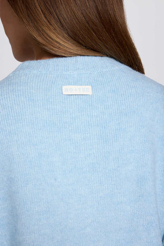 Powder Blue Cropped Cardigan