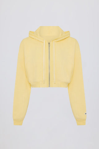 Cropped Zip Hoodie
