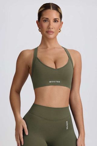 Sculpted Cross Back Sports Bra