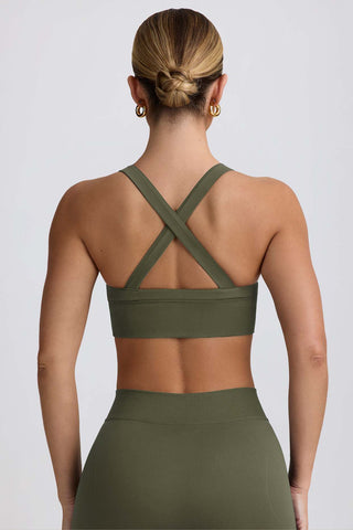 Sculpted Cross Back Sports Bra