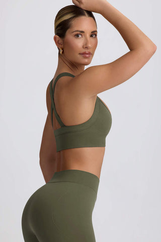 Sculpted Cross Back Sports Bra