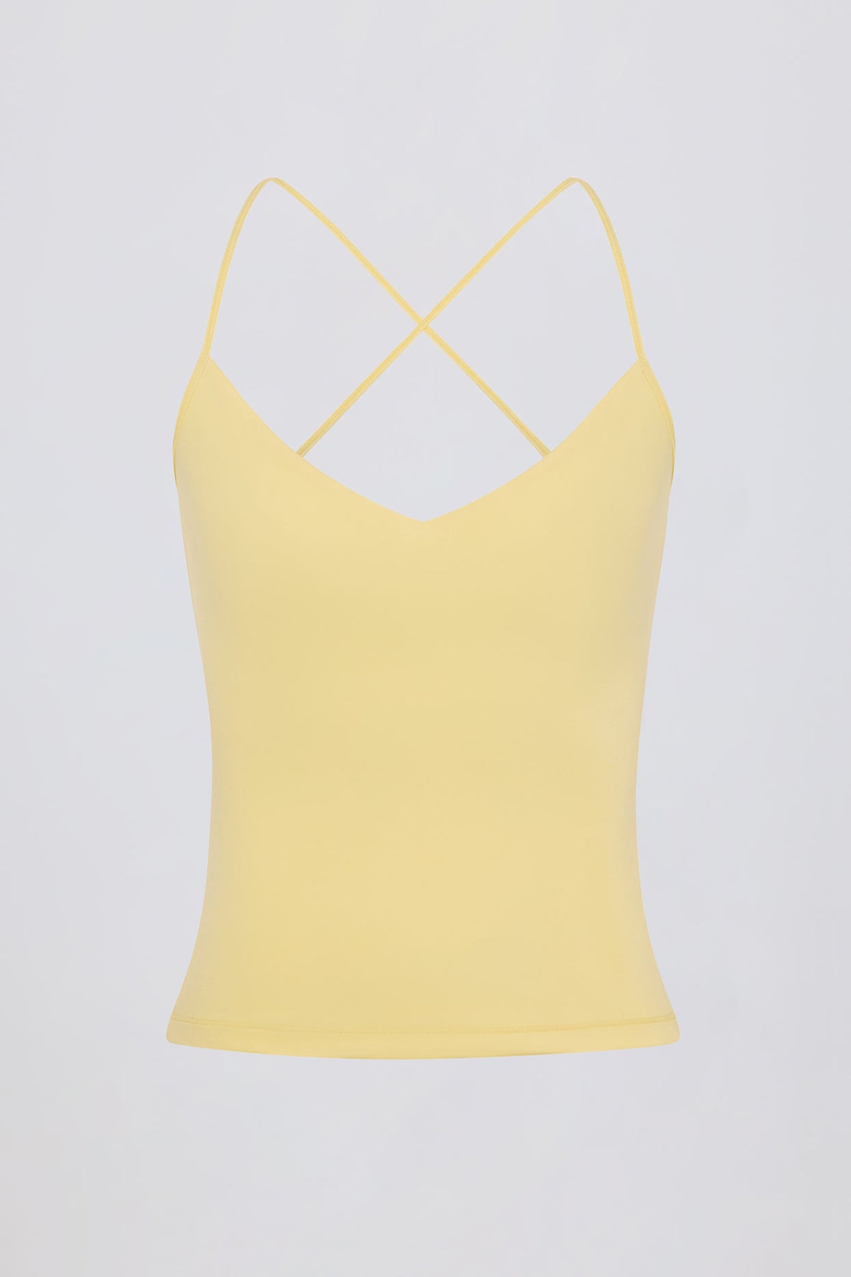 Strappy Cross Back Tank Top
