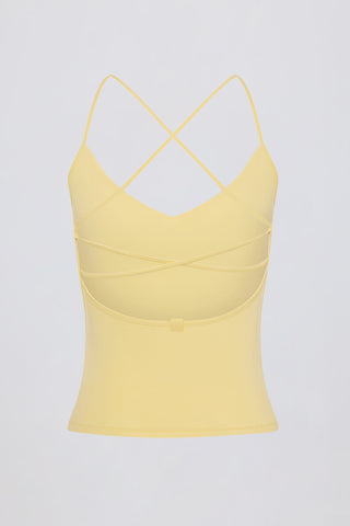 Strappy Cross Back Tank Top