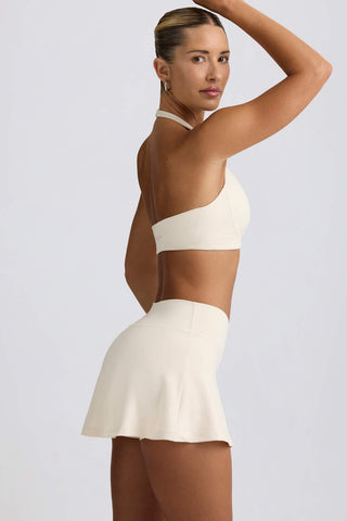 Crossover Waist Mini Skort